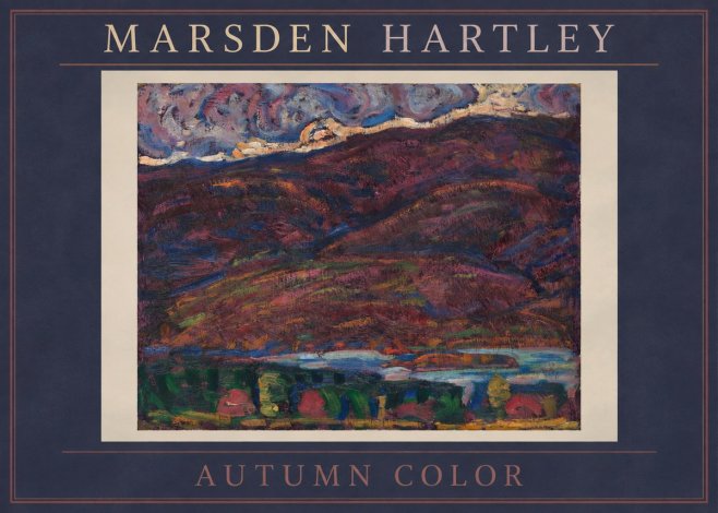 Marsden Hartley Autumn Color No2 - Juliste
