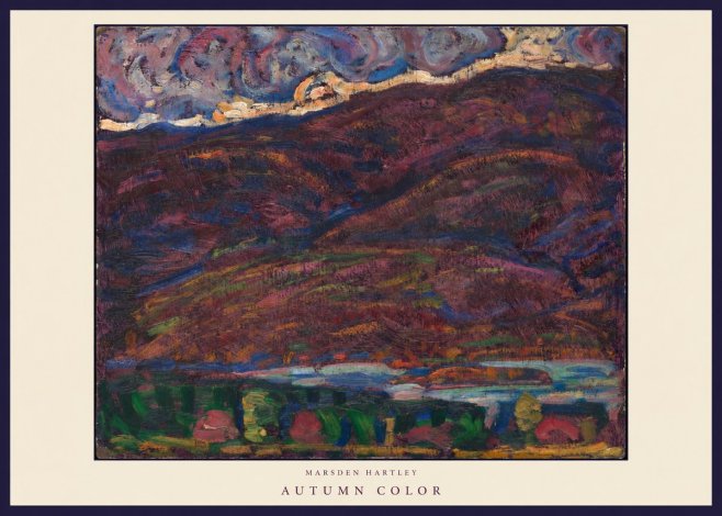 Marsden Hartley Autumn Color No6 - Juliste
