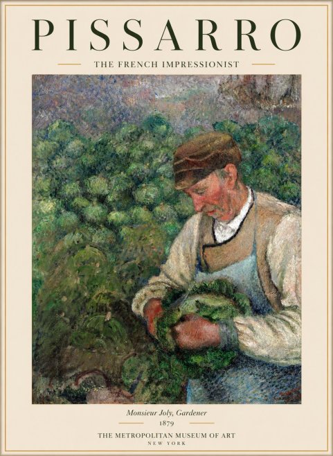 Pissarro Monsieur Joly, Gardener No1 - Juliste