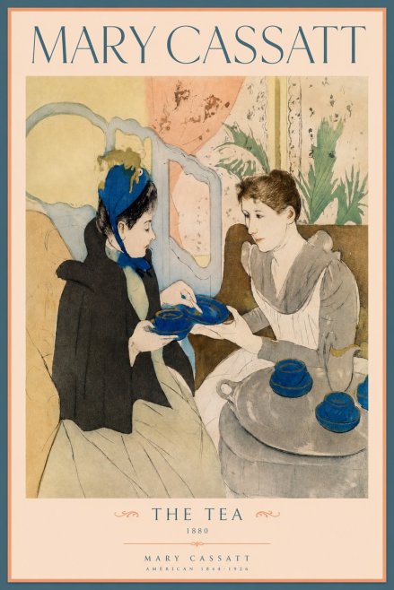 Mary Cassatt The Tea No2 - Juliste