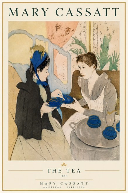 Mary Cassatt The Tea No3 - Juliste