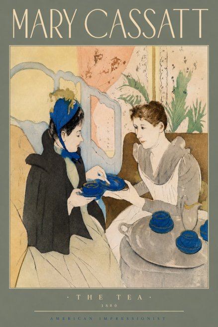 Mary Cassatt The Tea No4 - Juliste