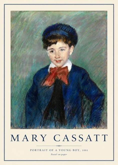 Mary Cassatt Portrait of a Young Boy, 1881 No1 - Juliste