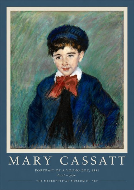 Mary Cassatt Portrait of a Young Boy, 1881 No3 - Juliste