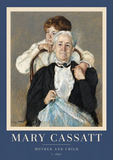 Mary Cassatt Mother and Child V No5 - Juliste
