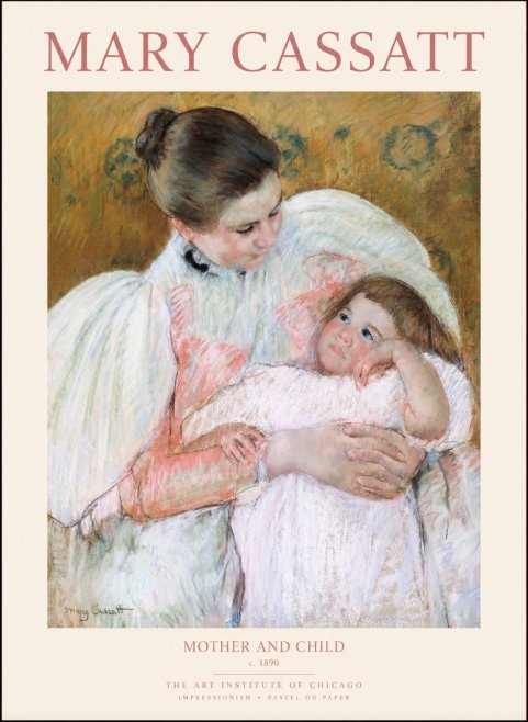 Mary Cassatt Mother and Child VI No1 - Juliste