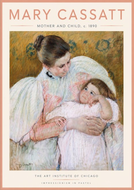 Mary Cassatt Mother and Child VI No4 - Juliste