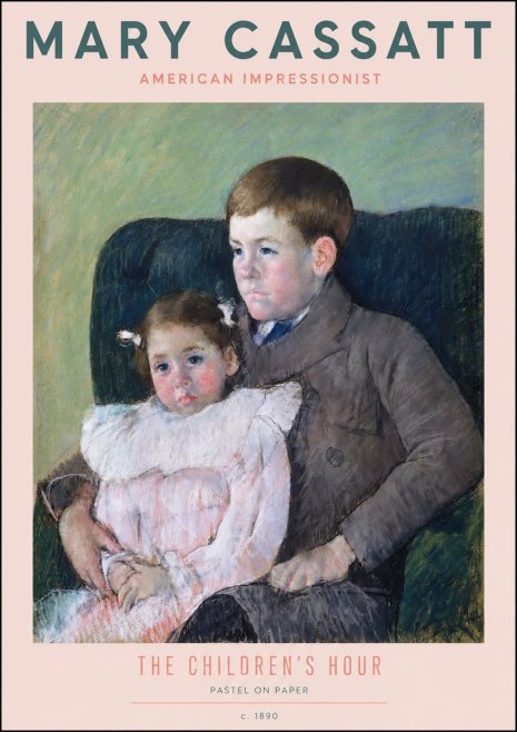Mary Cassatt The Children's Hour No2 - Juliste