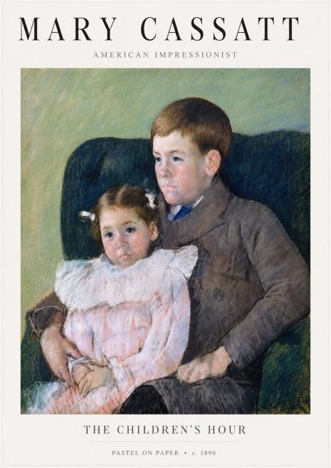 Mary Cassatt The Children's Hour No5 - Juliste