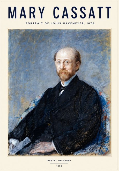 Mary Cassatt Portrait of Louis Havemeyer No5 - Juliste