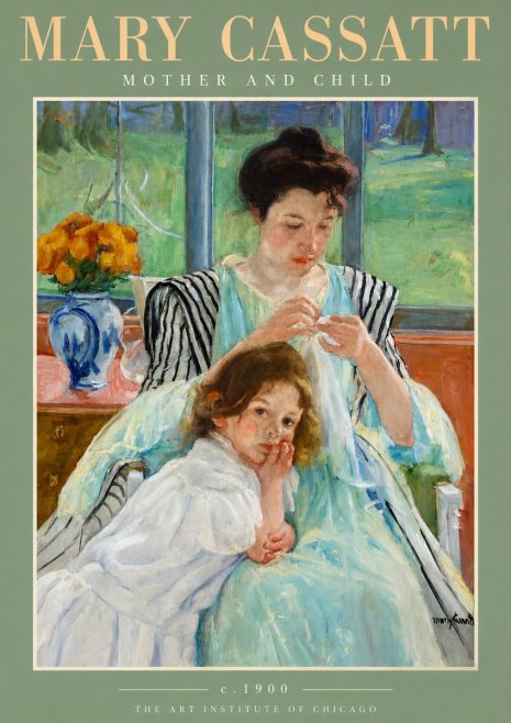 Mary Cassatt Mother and Child VII No3 - Juliste