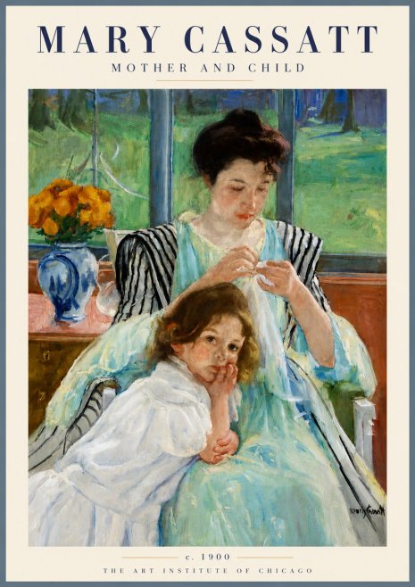 Mary Cassatt Mother and Child VII No6 - Juliste