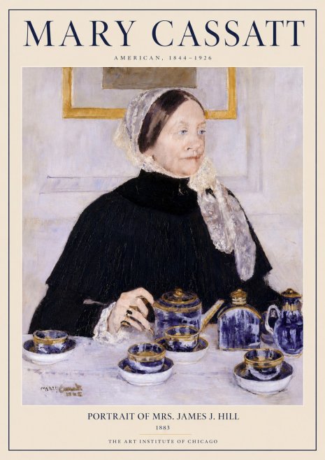 Mary Cassatt Portrait of Mrs. James J. Hill No3 - Juliste