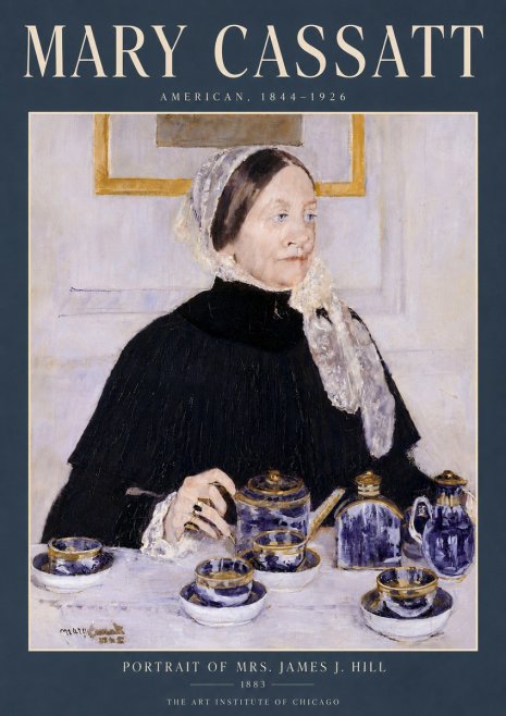 Mary Cassatt Portrait of Mrs. James J. Hill No6 - Juliste