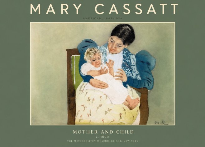 Mary Cassatt Mother and Child VIII No2 - Juliste