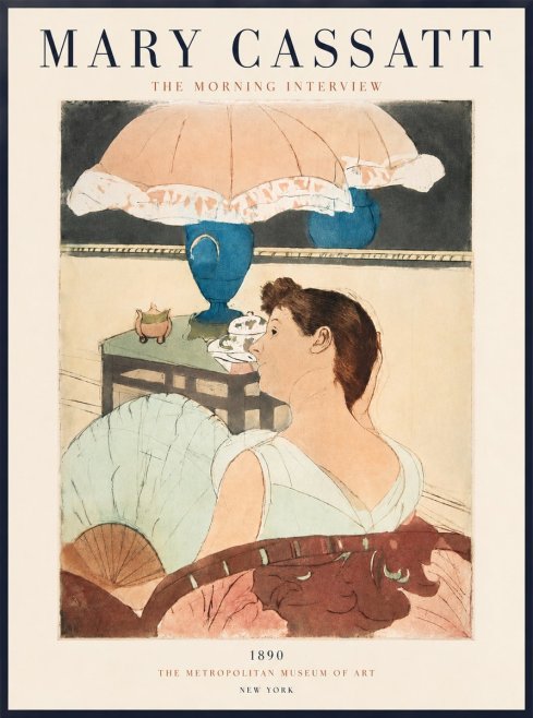Mary Cassatt The Morning Interview No2 - Juliste