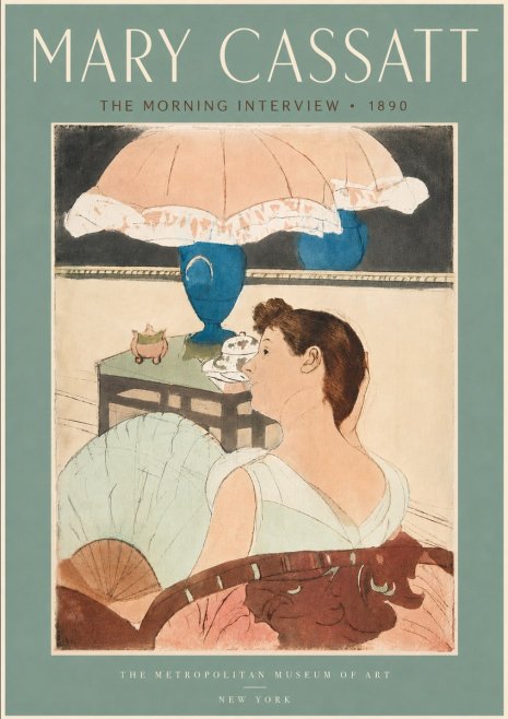 Mary Cassatt The Morning Interview No5 - Juliste