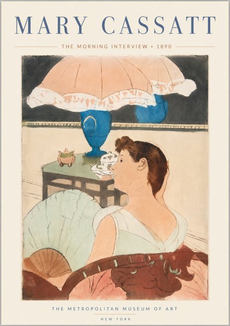 Mary Cassatt The Morning Interview No6 - Juliste