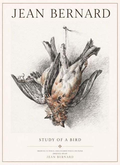 Jean Bernard Study of a Bird IV No3 - Juliste