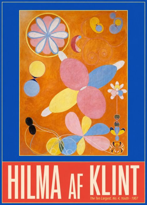 Hilma af Klint The Ten Largest, No. 4, Youth No2 - Juliste