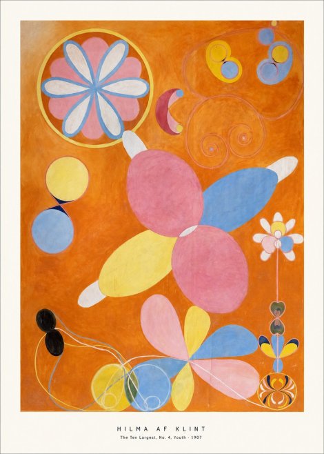 Hilma af Klint The Ten Largest, No. 4, Youth No6 - Juliste