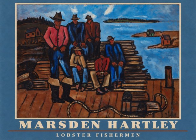Marsden Hartley Lobster Fishermen I No1 - Juliste