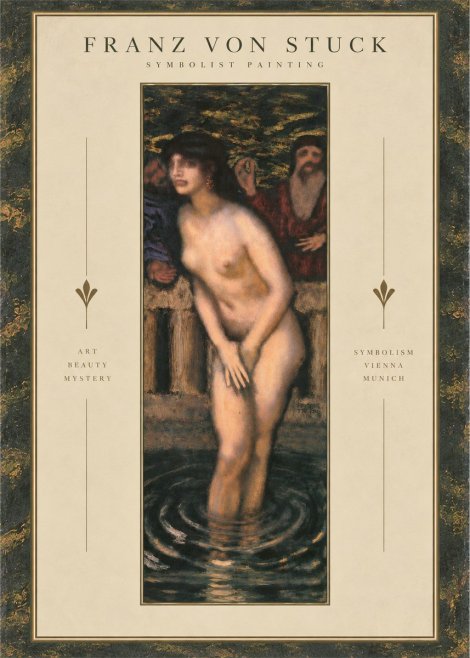 Franz von Stuck Susanna No4 - Juliste