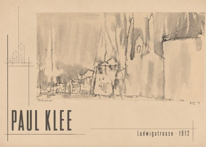 Paul Klee Ludwigstrasse No2 - Juliste