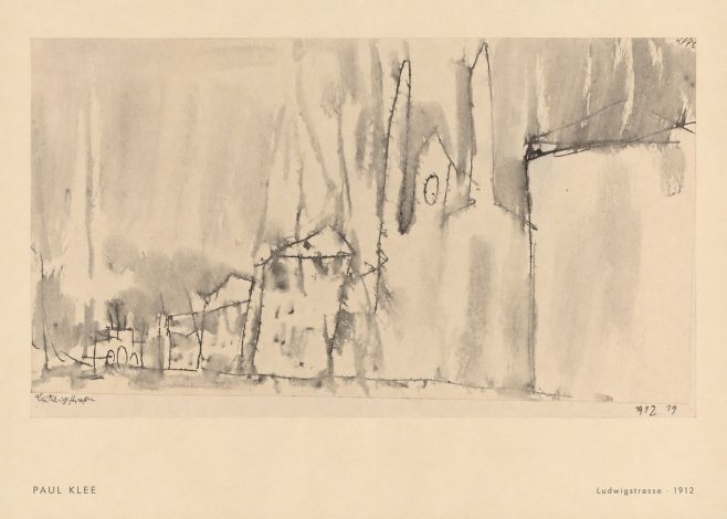 Paul Klee Ludwigstrasse No6 - Juliste