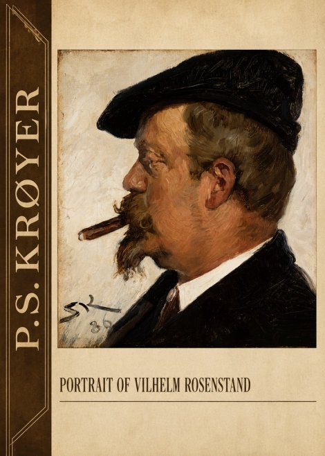 P.S. Krøyer Portrait of Vilhelm Rosenstand No2 - Juliste