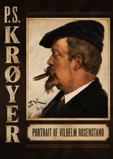 P.S. Krøyer Portrait of Vilhelm Rosenstand No5 - Juliste