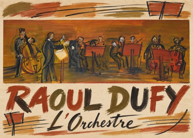 Raoul Dufy L'orchestre No3 - Juliste