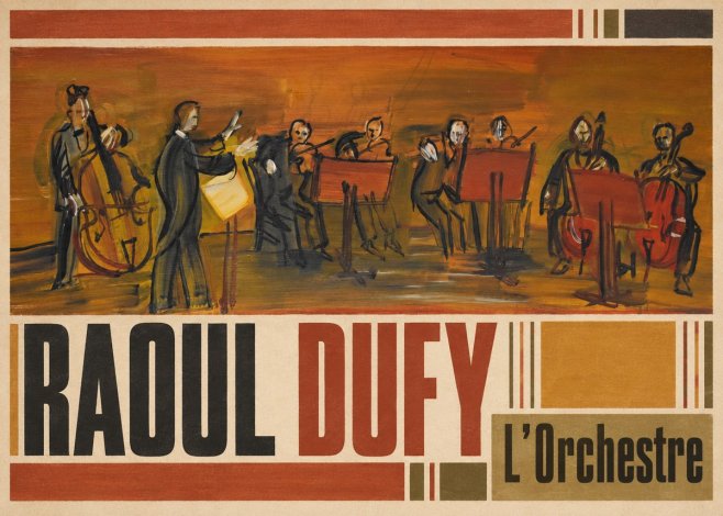 Raoul Dufy L'orchestre No4 - Juliste