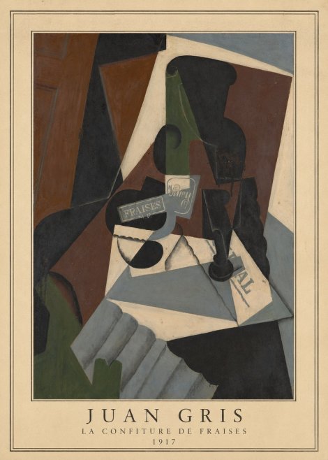 Juan Gris La Confiture De Fraises No4 - Juliste