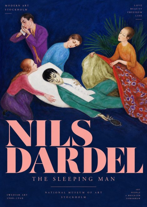 Nils Dardel The Sleeping Man No4 - Juliste