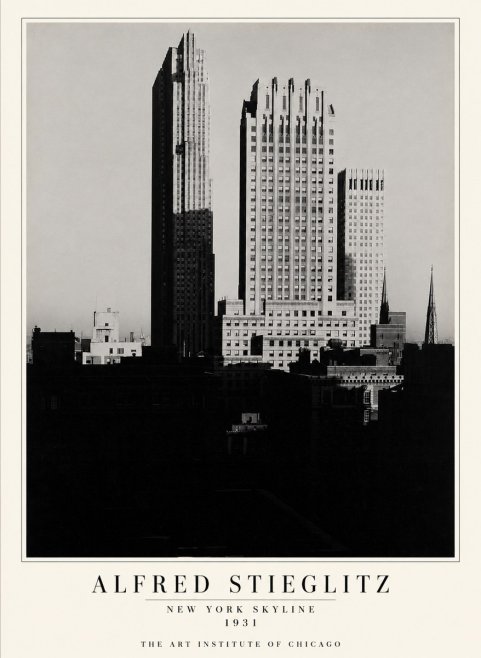 Alfred Stieglitz New York Skyline No1 - Juliste