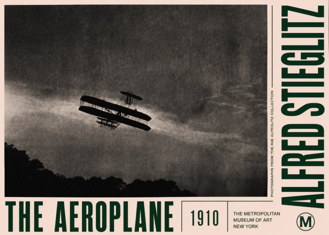 Alfred Stieglitz The Aeroplane No4 - Juliste