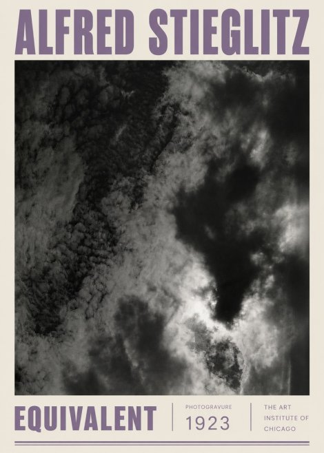 Alfred Stieglitz Equivalent V No5 - Juliste