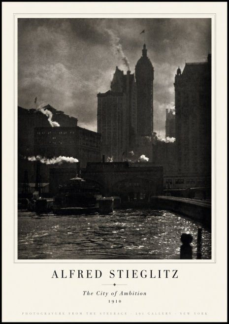 Alfred Stieglitz The City. New York No5 - Juliste