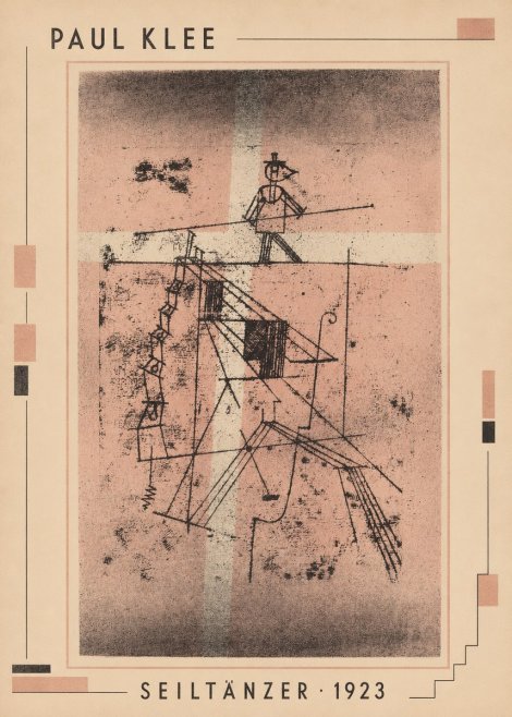 Paul Klee Seiltänzer III No3 - Juliste