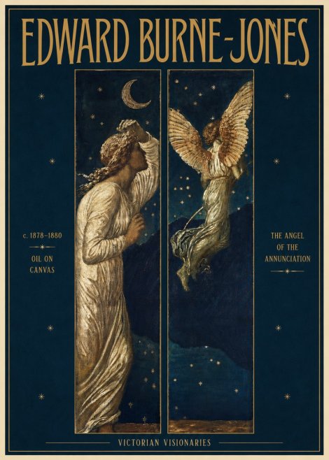 Edward Burne-Jones The Angel of the Annunciation No5 - Juliste