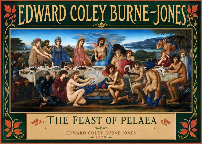 Edward Burne-Jones The Feast of Pelaea No3 - Juliste