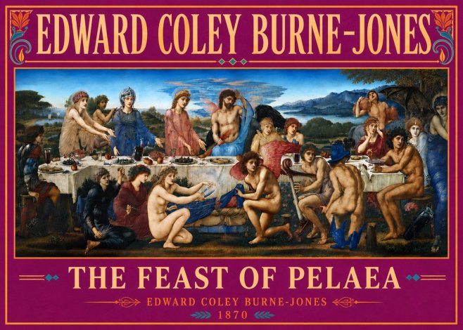 Edward Burne-Jones The Feast of Pelaea No5 - Juliste
