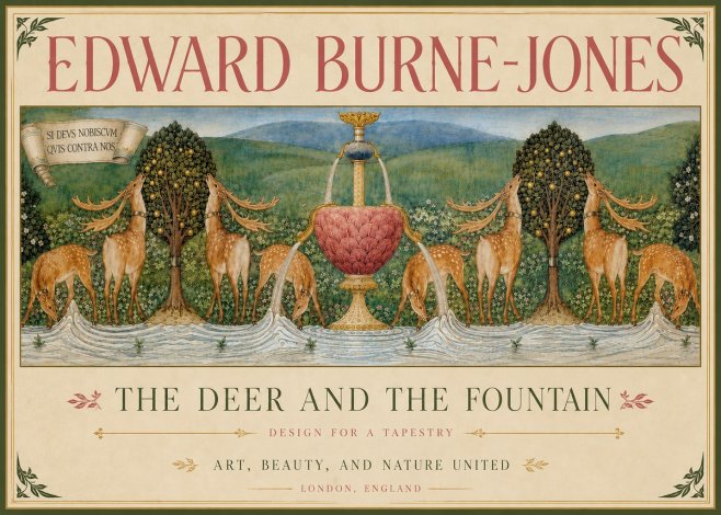 Edward Burne-Jones The Deer and the Fountain No4 - Juliste