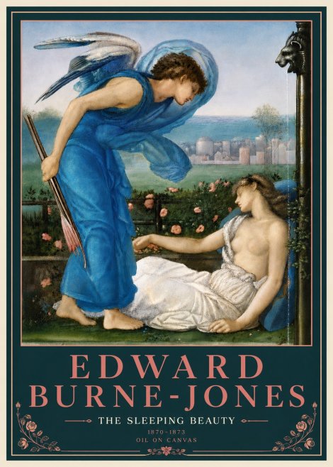 Edward Burne-Jones The Sleeping Beauty No5 - Juliste