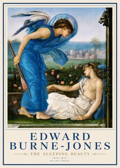 Edward Burne-Jones The Sleeping Beauty No6 - Juliste
