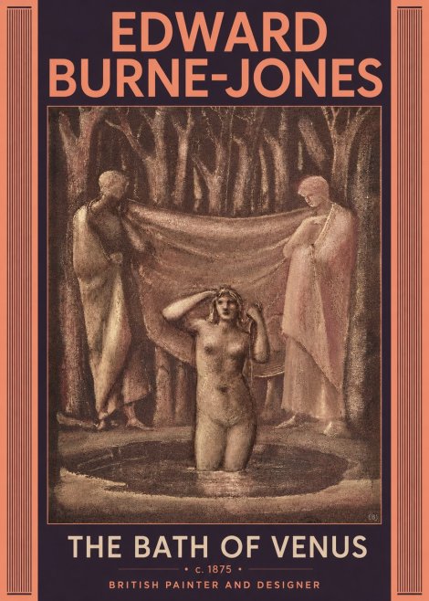 Edward Burne-Jones The Bath of Venus No6 - Juliste
