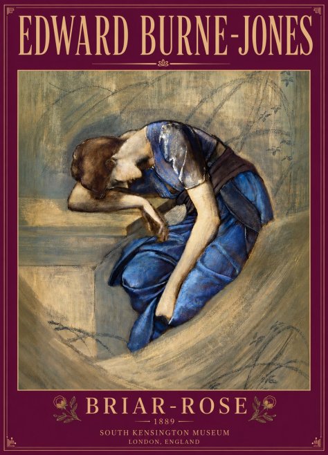 Edward Burne-Jones Briar-rose No3 - Juliste