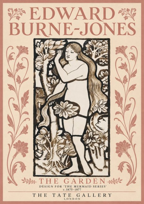 Edward Burne-Jones The Garden No3 - Juliste