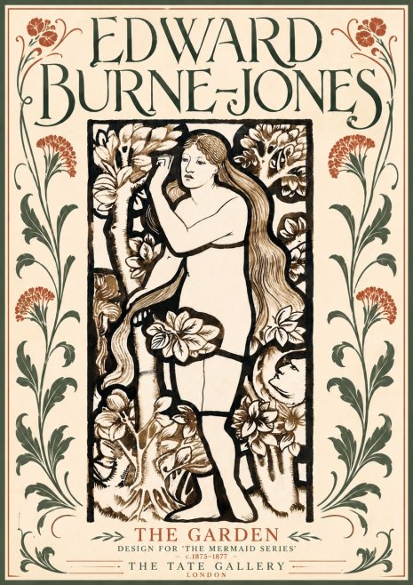 Edward Burne-Jones The Garden No5 - Juliste